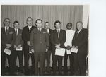 L to R: Gene Grimaud, Dario Franzi, Pete Long, COL Alch, Laurence Cordell, Joseph Kiefer, Don Nichols, and Rolland Greve